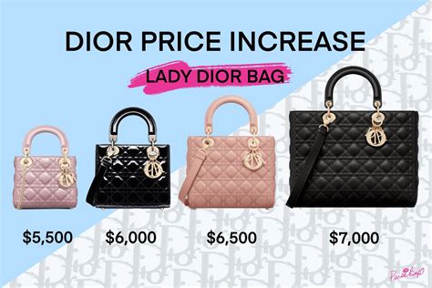 dior average price|lady dior euro price.